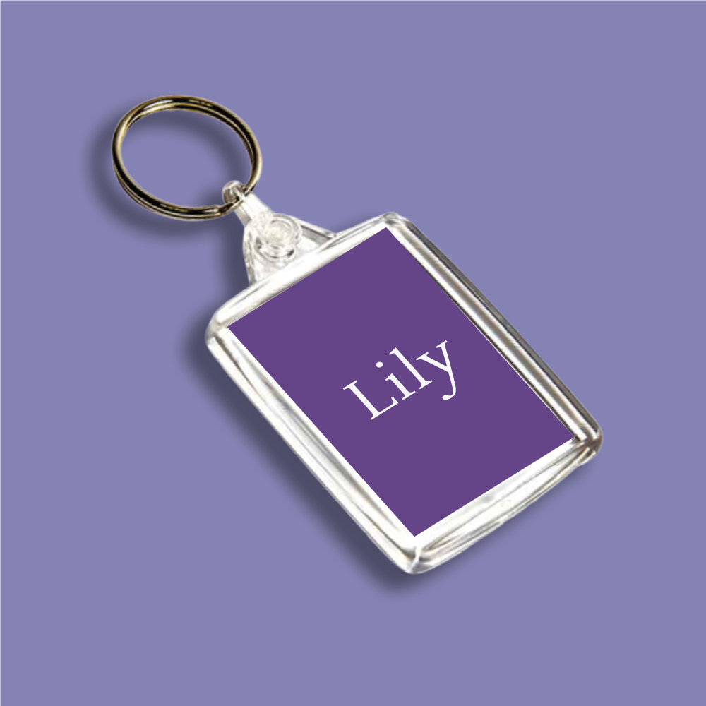 ANY NAME, Double Sided Keyring (KR-INK-B-15)