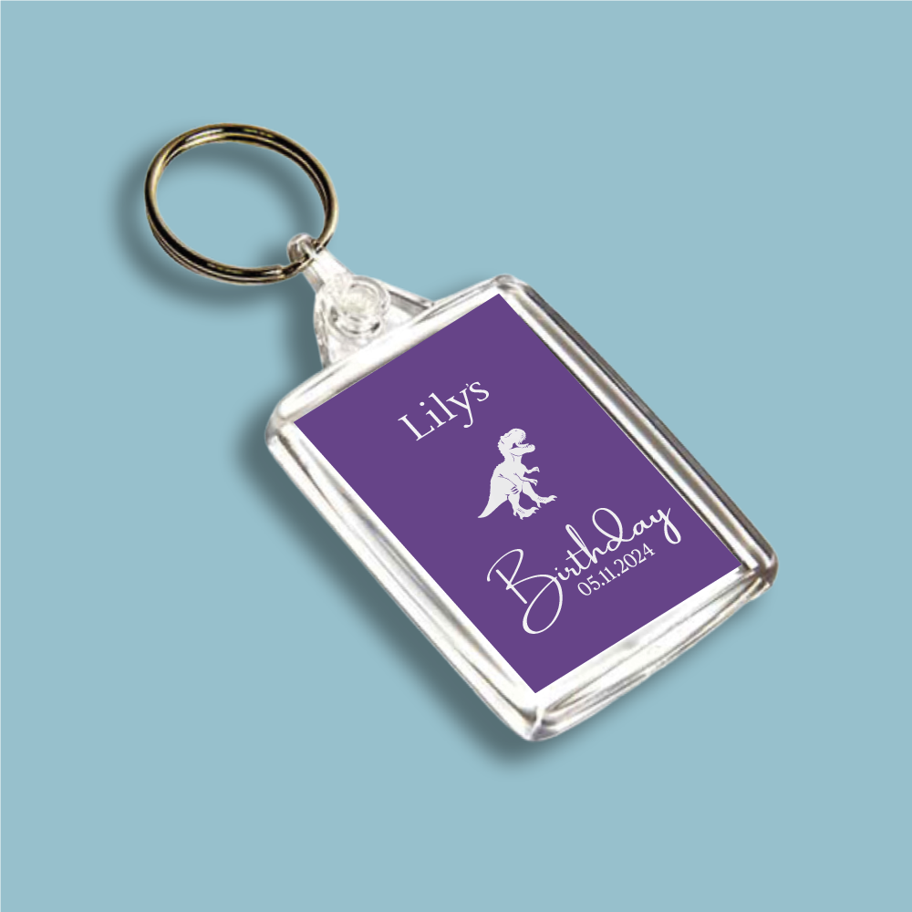 BIRTHDAY, Icon Double Sided Keyring (KR-INK-B-25)