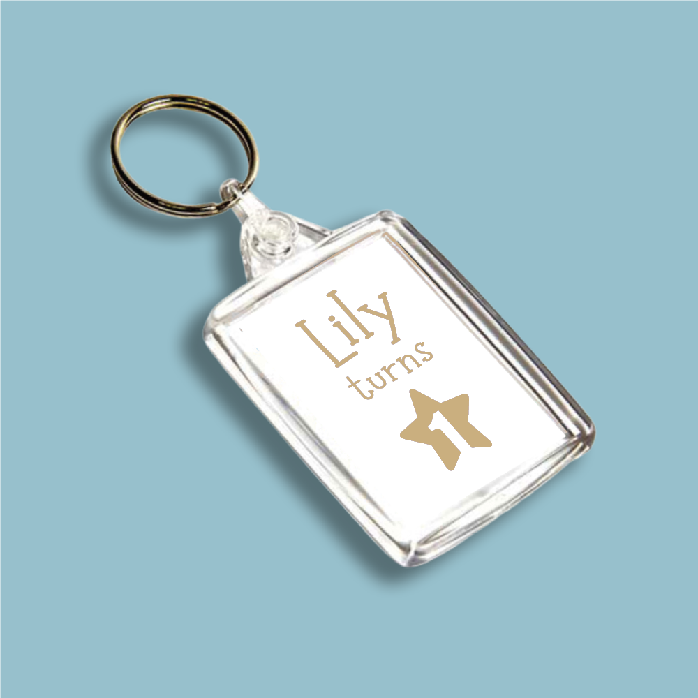 BIRTHDAY, Age Double Sided Keyring (KR-INK-BR-24)