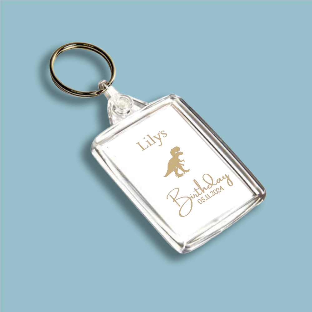 BIRTHDAY, Icon Double Sided Keyring (KR-INK-BR-25)