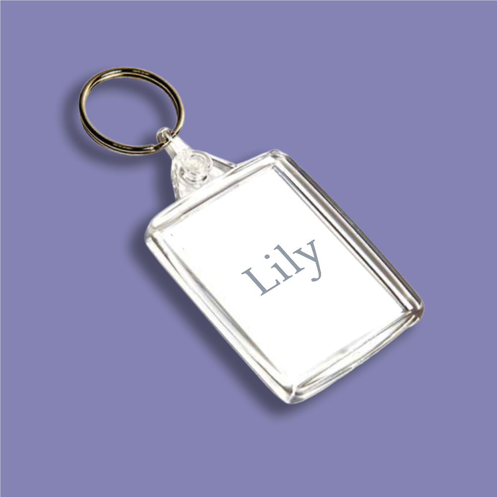 ANY NAME, Double Sided Keyring (KR-INK-PR-15)