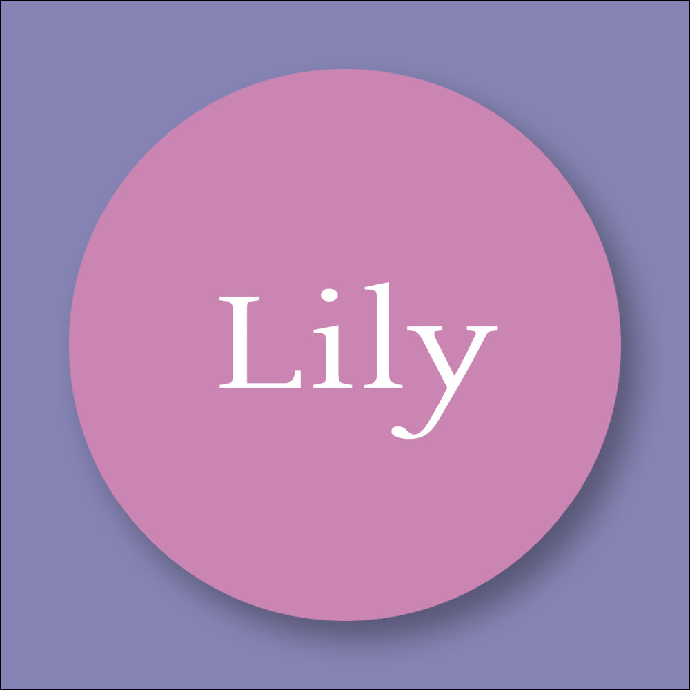 ANY NAME, Personalised Round Printed Stickers (STK-INK-B-15)