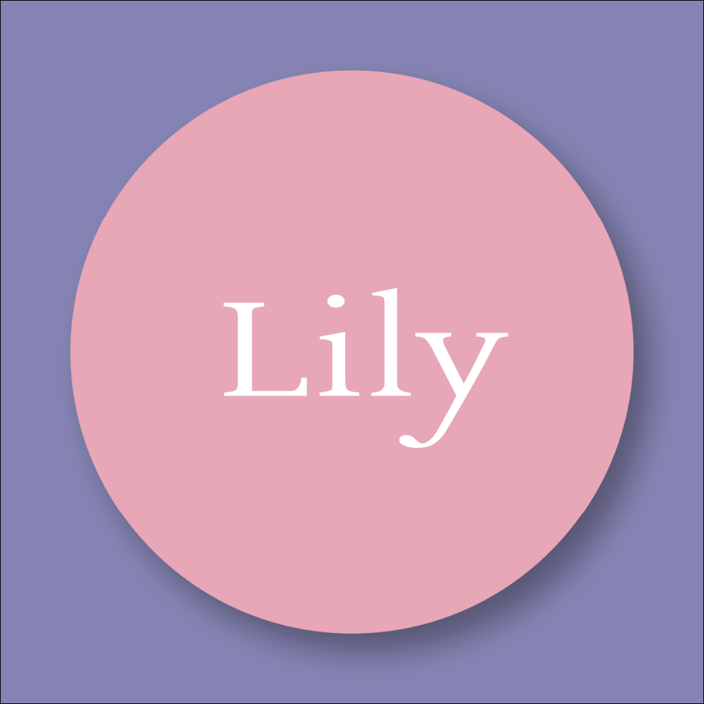 ANY NAME, Personalised Round Printed Stickers (STK-INK-B-15)