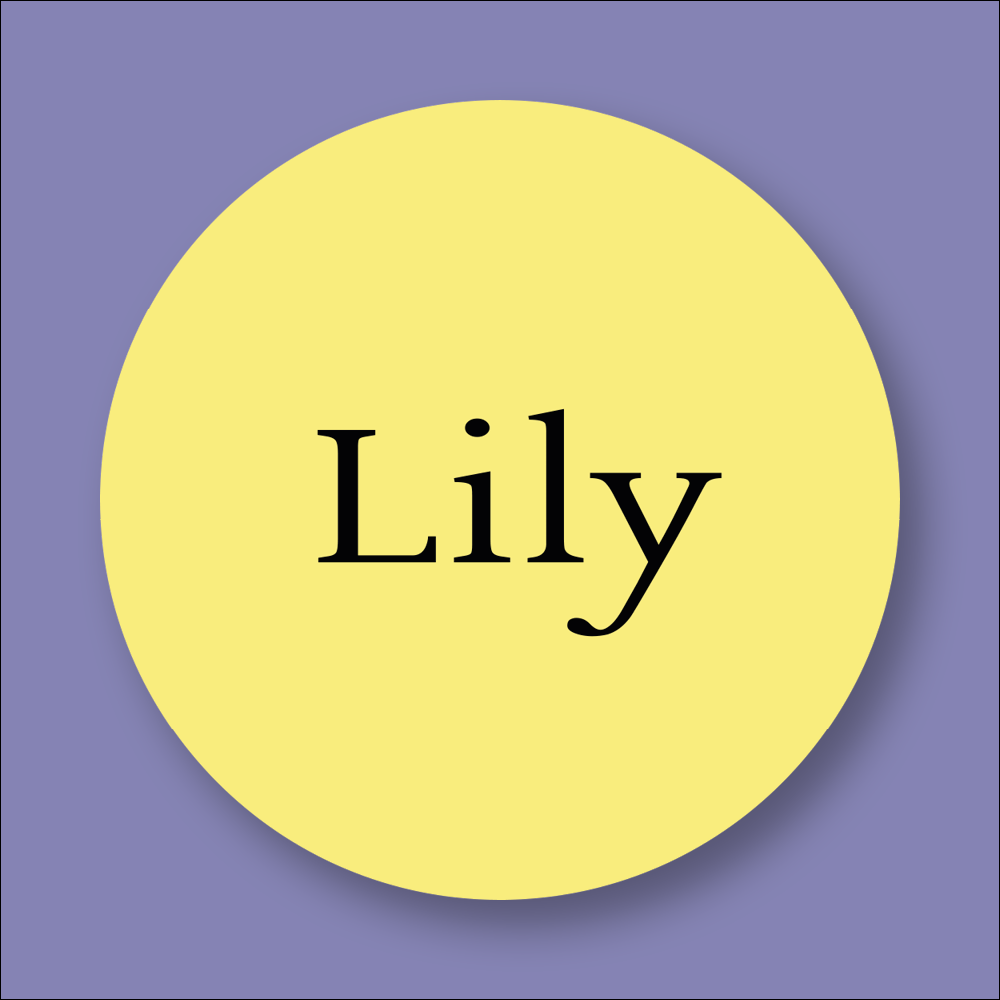 ANY NAME, Personalised Round Printed Stickers (STK-INK-B-15)